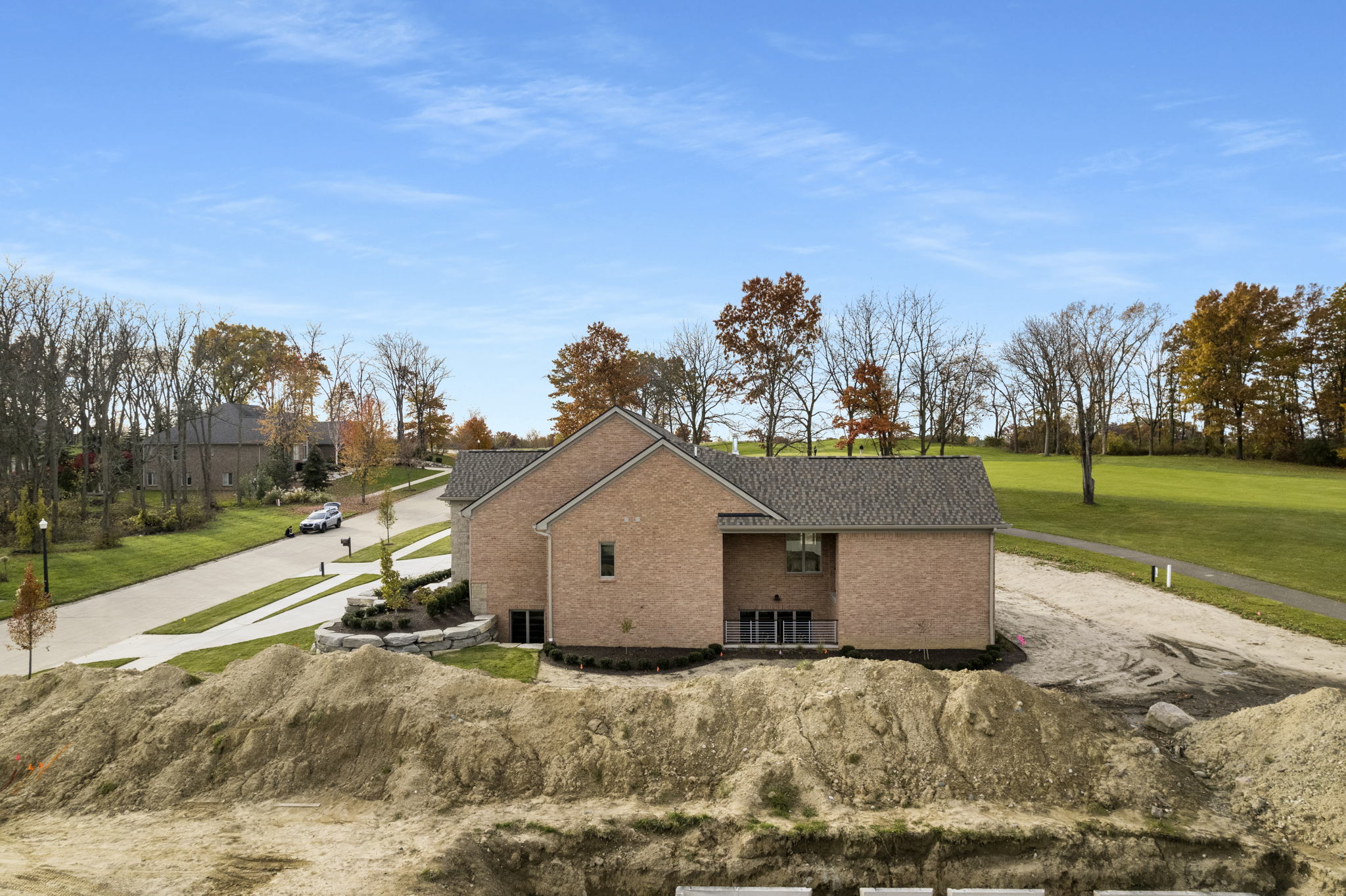 Woodline Building Company Project: Brick Ranch Side View