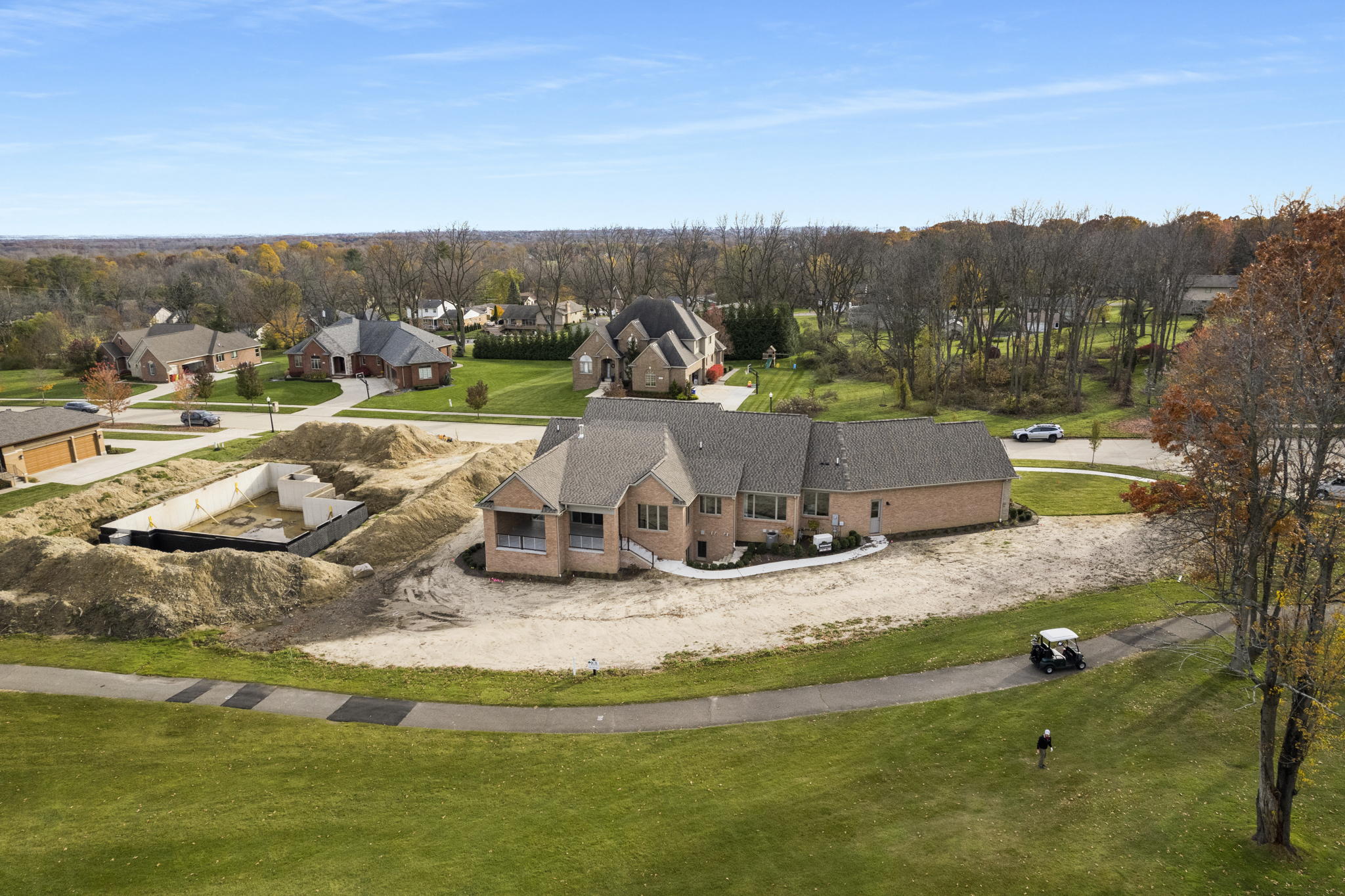 Woodline Building Company Project: Brick Ranch Rearview