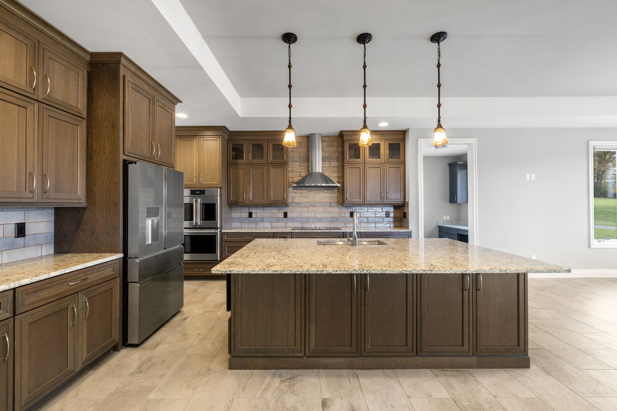 Woodline Building Company Project: Brick Ranch Interior Kitchen