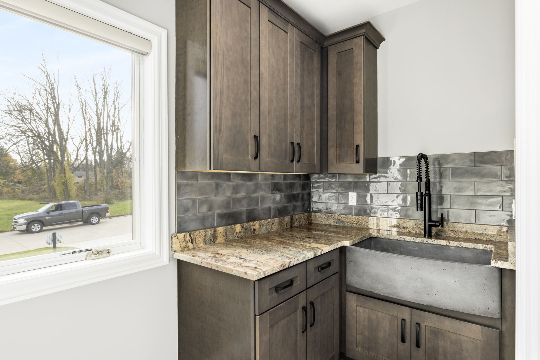 Woodline Building Company Project: Brick Ranch Interior Laundry Room