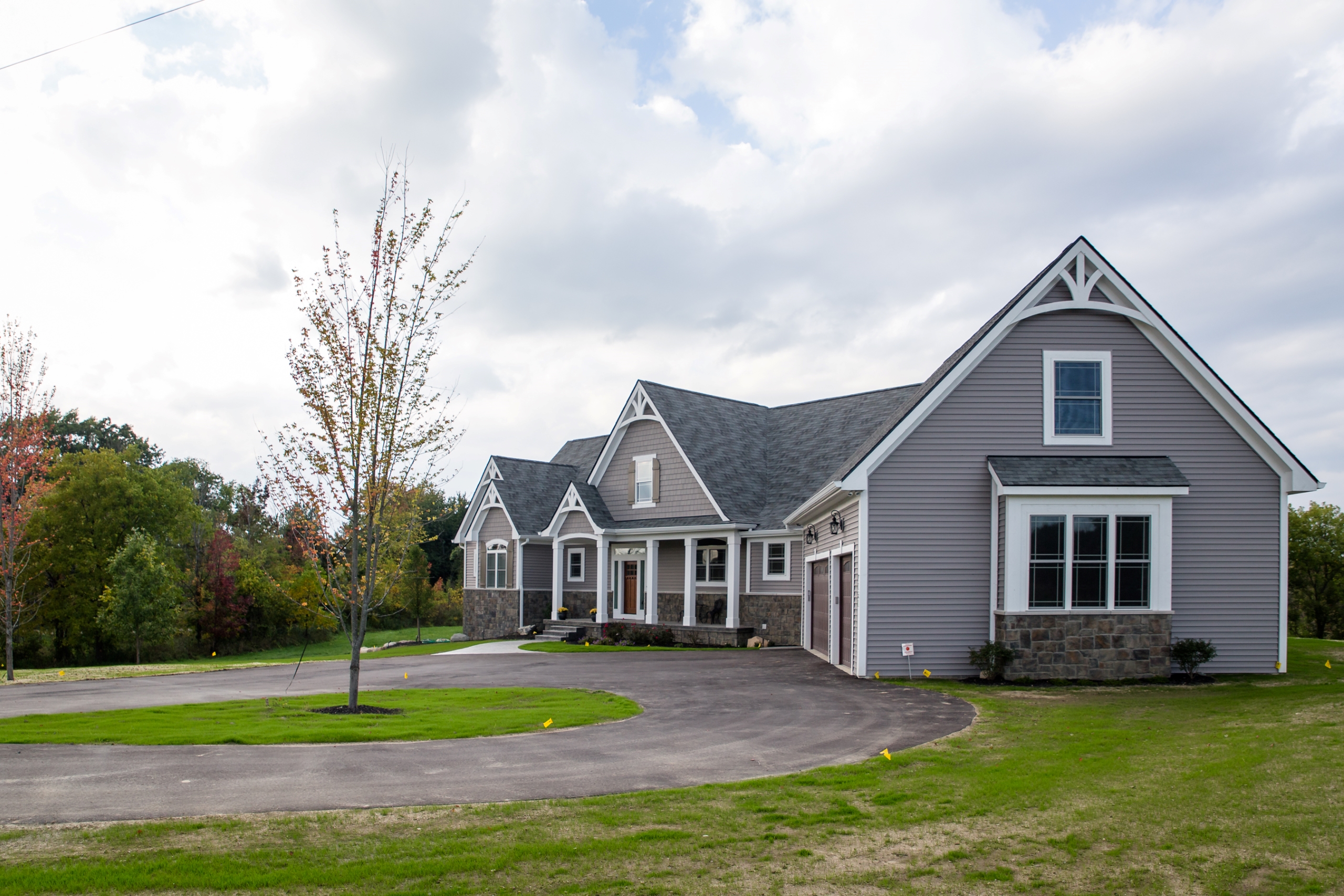 Woodline Building Company Project: Sprawling Ranch Front Elevation