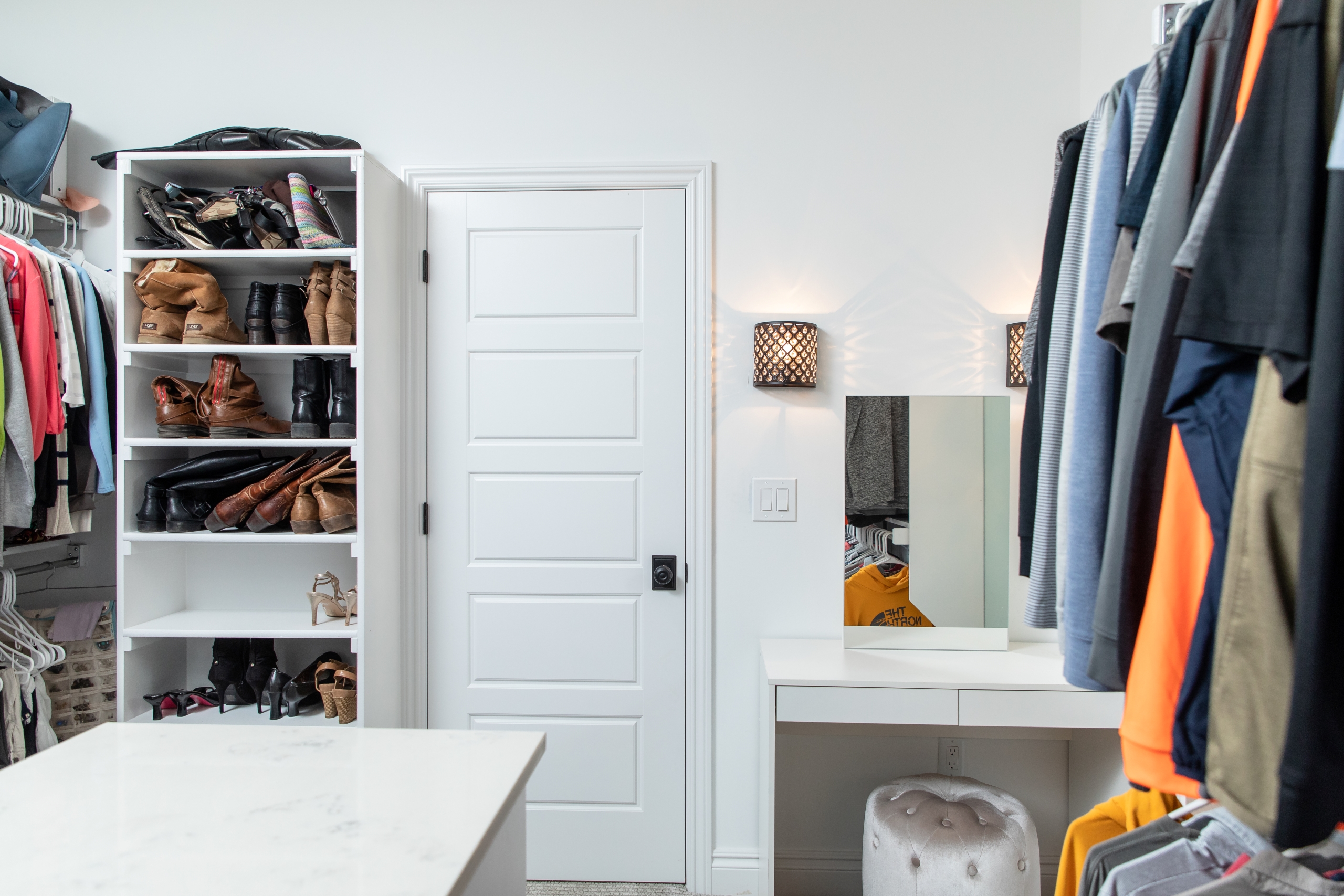 Woodline Building Company Project: Modern Rustic Ranch Walk-In Closet