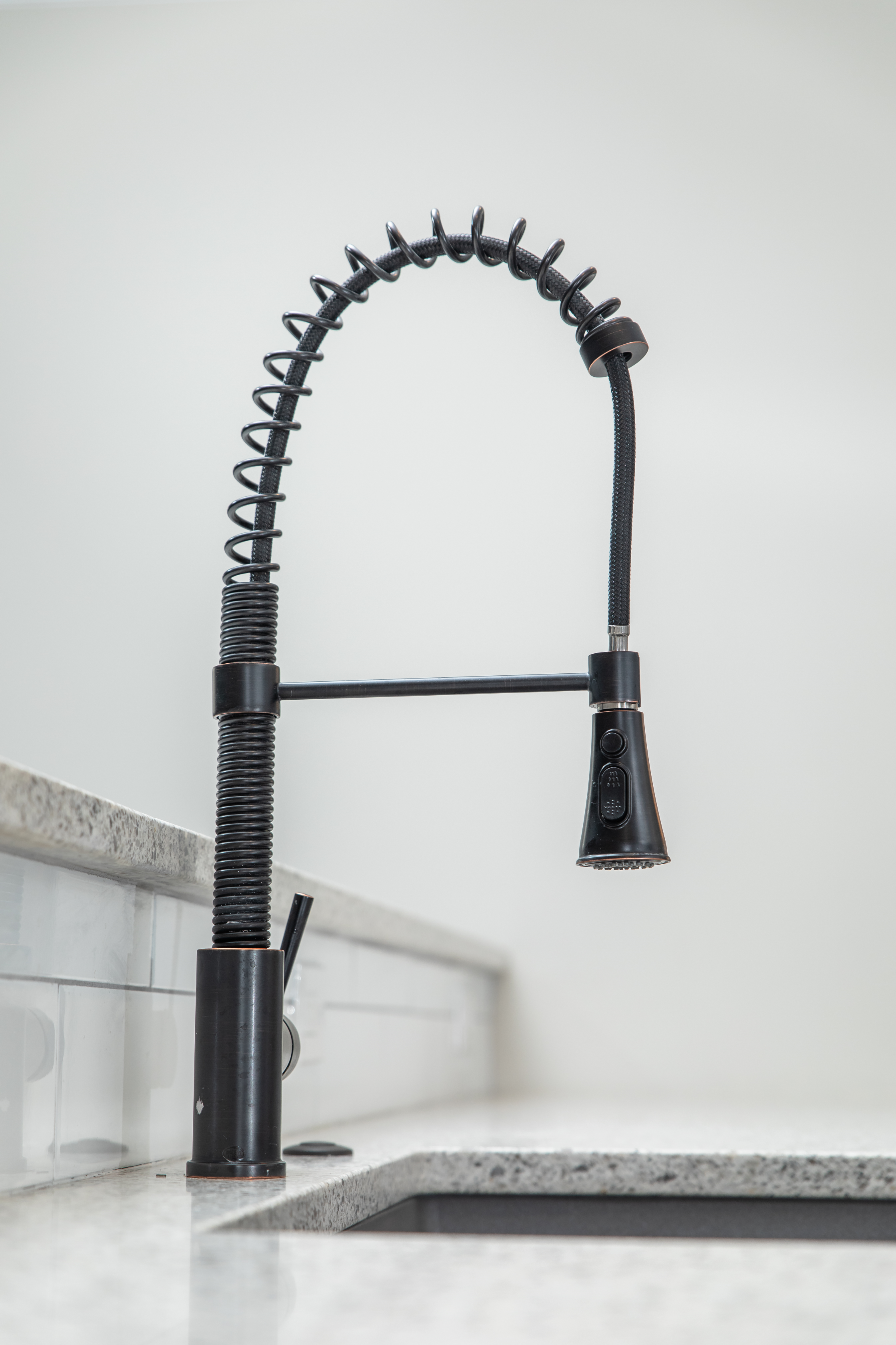 Woodline Building Company Project: Contemporary Basement Kitchen Faucet