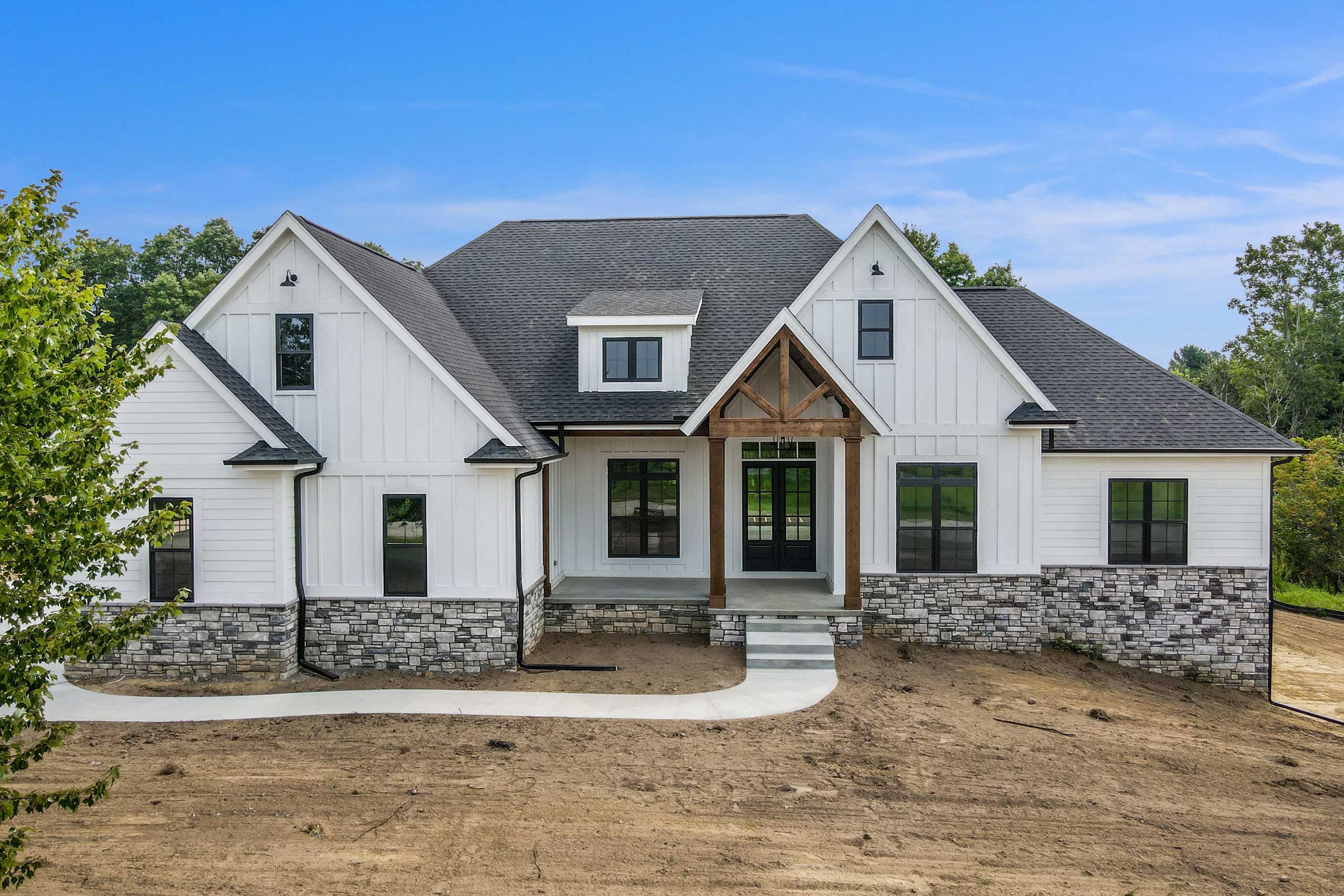 Woodline Building Company Contemporary Farmhouse